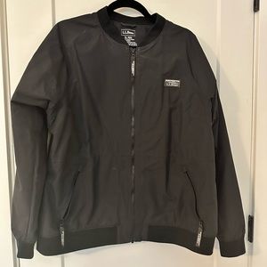 L.L. Bean black bomber jacket